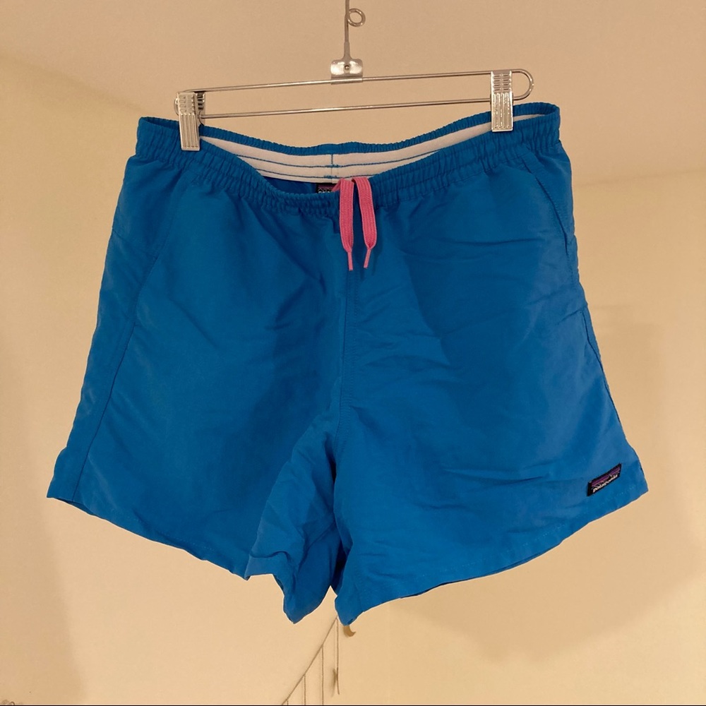 Patagonia Women’s Baggies - Size M Blue/Teal/Turquoise